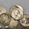Image 3 : Mix of Assorted Years 90% Silver U.S. Quarters - Face Value: $2.75