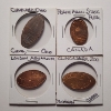 Image 1 : Four Rolled Penny Souvenir Coins Ft. Cleveland Ohio, London Aquarium, State Park in Canada & Zoo