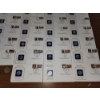 Image 10 : Collection of Colorized U.S. State Quarter Covers w/ State Stamps & 1922 Silver Peace Dollar