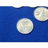 Image 4 : Lot of (5) 1/10th troy oz Walking Liberty Silver Rounds .999 Fine Silver - 1/2 Troy oz Silver Total!