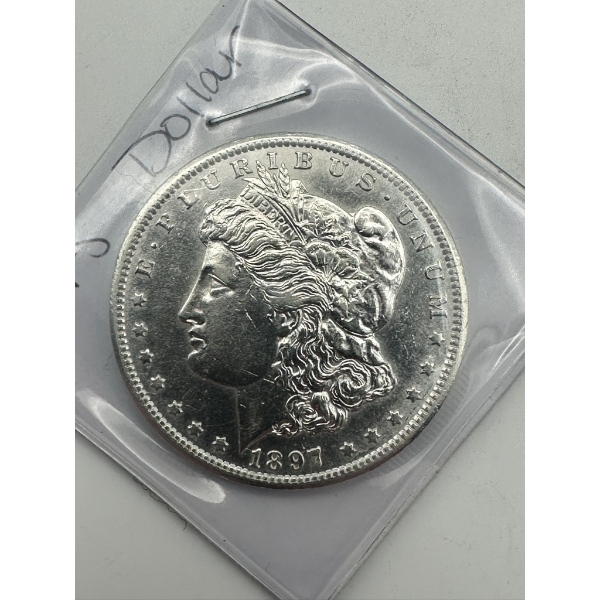 1897-S Morgan Silver Dollar - Very High Condition