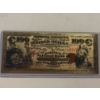 Image 1 : National Currency $100 Raleigh North Carolina .999 Gold Foil Note In Holder - Mint Condition