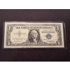 Image 1 : 1957 United States One Dollar Silver Certificate Bill In Protective Holder - Great Condition