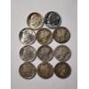 Image 1 : 11 Assorted 90% Silver United States Dimes Including Barbers, Mercury & Roosevelt ~ DATES BACK 1892!
