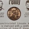 Image 2 : Vintage 1973 Counterstamped Lincoln Memorial Cent