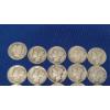 Image 3 : 1912 Barber Silver Dime & Assorted Years Silver Mercury Dimes - Face Value: $2.90