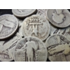 Image 2 : $3 Face Value in Assorted 90% Silver Quarters Including Standing Liberties & Washington Head