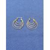Image 1 : 14k Gold Multi-Hoop Earring Set (3.7g)