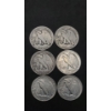 Image 2 : Assorted Years 90% Silver Walking Liberty Half Dollars - Face Value: $3.00
