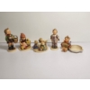 Image 1 : Lot of 5 Vintage Hummel Goebel Porcelain Figurines - Great Condition!