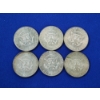 Image 2 : x6 40% Silver Kennedy Half Dollars: 1966, 1968, 1968, 1969, 1968, 1967 FV: $3.00