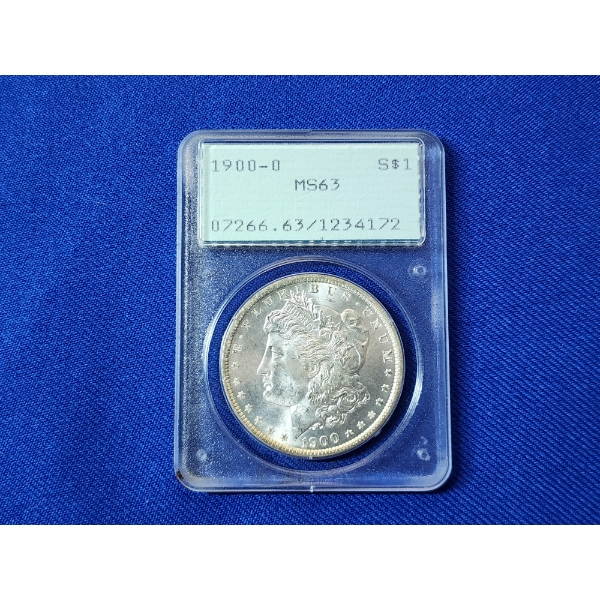1900-O Morgan Silver Dollar Graded MS63