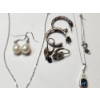 Image 5 : Lot of Assorted Sterling Silver Jewelry: Matching Sets, Earrings TW: 26.2g