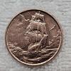 Image 1 : 2025 Ascension Island Quarter Dollar 1/4 oz .999 Fine Copper Coin