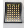 Image 1 : Land of the USA 50 State Framed Lincoln Penny Collection