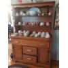 Image 3 : Solid Mape Wood Hutch With Drawers & Open Display Shelves - Perfect Condition- Contents Not Included