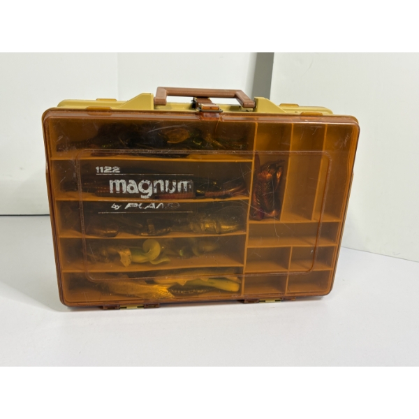 Magnum by Plano Tackle Box with Fishing Lures & Hooks 
