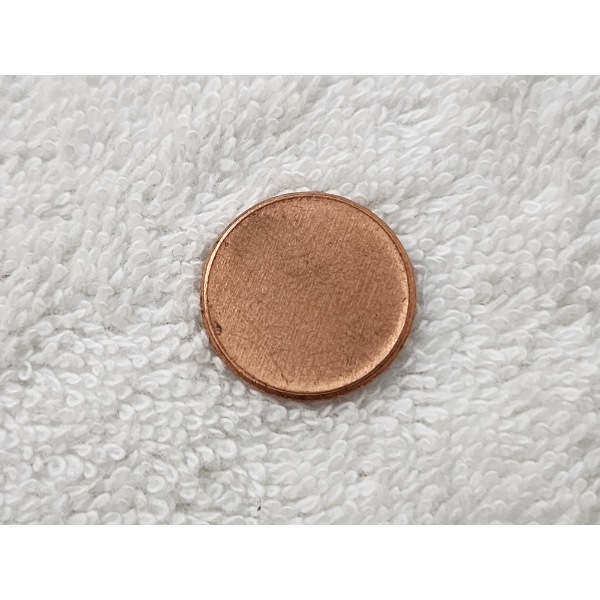 NEWER Lincoln Memorial Penny Planchet Mint Error ~ UNSTAMPED PENNY PLANCHET FROM MINT!