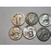 Image 2 : Assorted U.S. Silver Quarters Including 3 Standing Liberty, 1911 Barber, 4 Washington