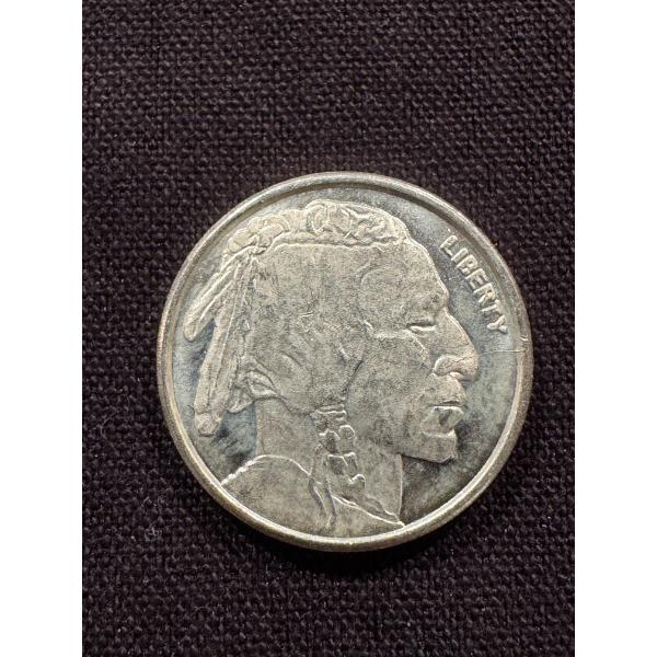 Indian Head Buffalo 1/4 oz .999 Fine Silver Troy Round - Limited Edition