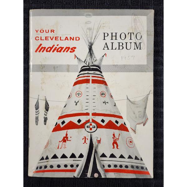 1957 Cleveland Indians Photo Album Ft. Rocky Colavito & Roger Maris
