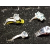 Image 5 : Six Sterling Silver Rings Including Blue Topaz, Green Amethyst & More - Total Weight: 14.3 Grams