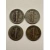 Image 2 : 4 - United States Mercury Silver Dimes - Great Coins