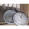 Image 5 : Antique Enameled Metal Ware Kitchen Ware Group - Gret Spatterware - See Pics