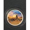 Image 2 : LuckyRips x Foundry Mint Sheriff's Stash "Oregon Trail" 1 Troy Oz .999 Fine Silver Colorized Round 