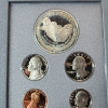 Image 3 : 1991 U.S. Mount Rushmore 7-Coin Prestige Set Including 90% Silver Dollar - OGP Packaging & CoA 