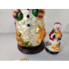 Image 4 : Thomas Pacconi Classics 30 Year Anniversary - 2 Blown Glass Snowman w/ Wooden Base