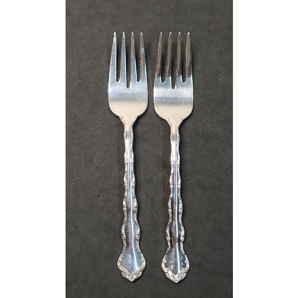(2) Sterling Silver Reed & Barton Forks - Total Weight: 79.0g