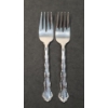 Image 1 : (2) Sterling Silver Reed & Barton Forks - Total Weight: 79.0g