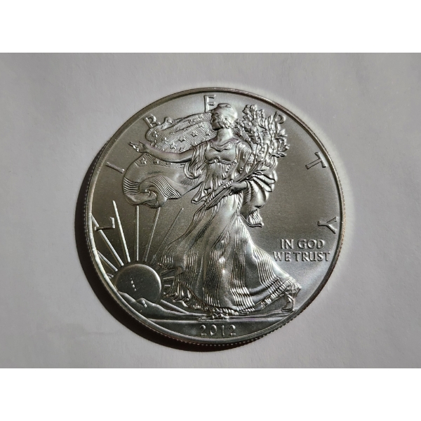 2012 American Eagle 1 Oz Fine Silver Round