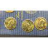 Image 8 : Sealed Solid Brass History Of The Presidents Coins With Coin Book 