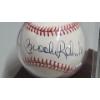Image 2 : Brooks Robinson Autographed Rawlings Baseball With 2000 Upper Deck Baseball Card In Display Stand 