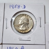 Image 3 : Five Assorted Years United States 90% Silver Washington Quarters - Face Value: $1.25