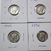 Image 7 : x15 Assorted Years United States 90% Silver Mercury Dimes - Face Value: $1.50
