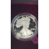 Image 2 : 1988-P U.S Mint 1 oz Proof Silver Bullion American Eagle Coin