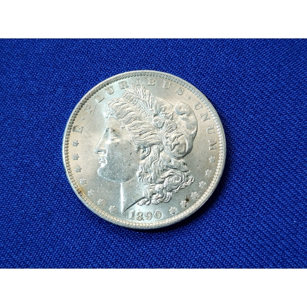 Beautiful Higher-Grade 1890 Morgan Silver Dollar 