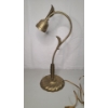 Image 2 : Vintage Brass Gooseneck Table Lamp