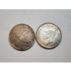 Image 1 : 1936 Germany Third Reich 5 Coin ASW: 0.4016 oz & 1937 Great Britain 2 Schillings Coin Silver (.500)