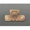 Image 1 : Three $2 George Washington 'Silver Certificate' 1oz .999 Copper Bars