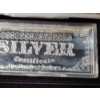 Image 7 : One Half Pound .999 Fine Silver $500 Silver Certificate Bar - Beautiful Artwork!