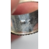 Image 5 : Sterling Silver Turquoise Inlay Ring - Size 12 - Weight: 8.6g