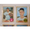 Image 2 : x10 1968 Topps Baseball Trading Cards - Excellent Condition in Card Holders