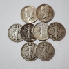 Image 1 : Eight Assorted 90% Silver U.S. Half Dollars - Face Value : $4.00