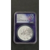 Image 1 : NGC 2025 Gullinbursti Private Issue MS 70 Germania 5 Mark 1 0z 999.9 Fine Silver Coin