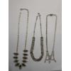 Image 1 : (3) Elegant Mid-Century Style Costume Necklaces 