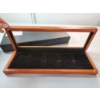 Image 2 : Wooden Glass-Top Coin Display/Storage Box - Holds 5 Standard Slabs